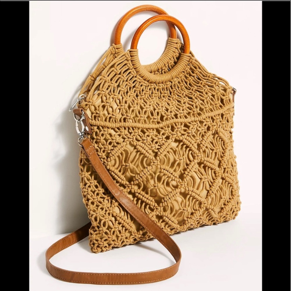 Free People Crochet Purse